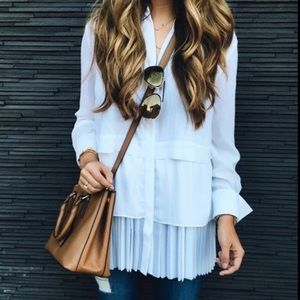 Banana Republic Tiered Blouse